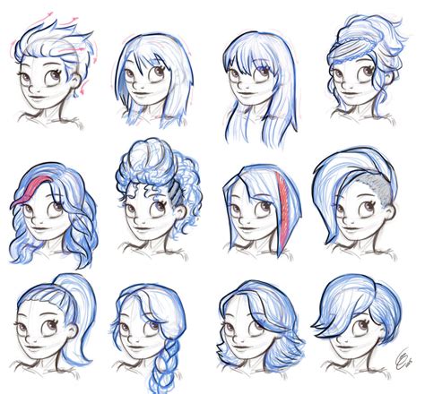 Drawing hair can be tricky so i've tried to break down the process and make it easier for all u guys. Reference Hairstyle Female by Gian16 on DeviantArt