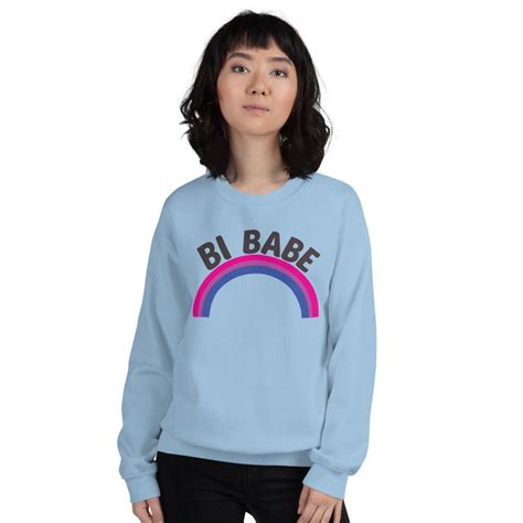 Bisexual Sweater Bi Babe Bisexual Pride Bi Pride Rainbow Etsy