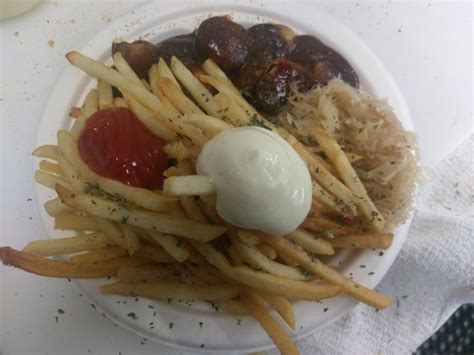 It is known throughout the community as a quality market with friendly vendors, reasonable prices, and a wide variety of fresh product, bakery items, seafood, native plants and delicious foods. Currywurst Truck Cape Coral - Cape Coral - Roaming Hunger
