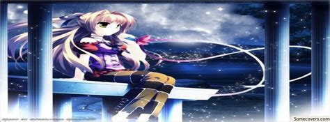 Anime Girl Cute Bright Facebook Timeline Cover Facebook Covers Myfbcovers