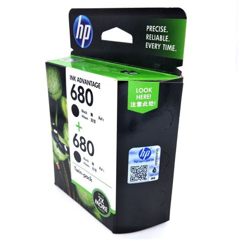 Buy hp 680 original ink advantage cartridge (black) online at low price in india on amazon.in. HP 680 Black Ink Cartridge Twin 2-Pack Black | New PGMall