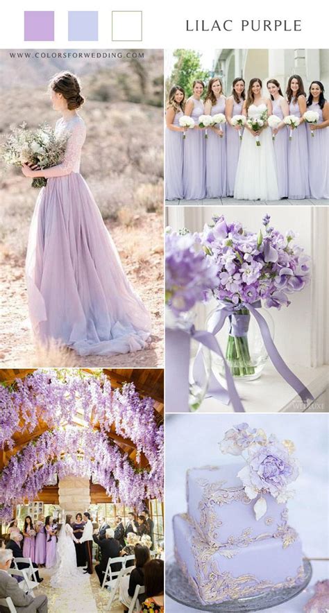 Purple is a very rich and elegant color to be used at your wedding and goes beautifully with most colors if combined the right way. 20 Lilac Wedding Ideas for Spring Summer Weddings | Lilac wedding bouquet, Lilac wedding, Purple ...