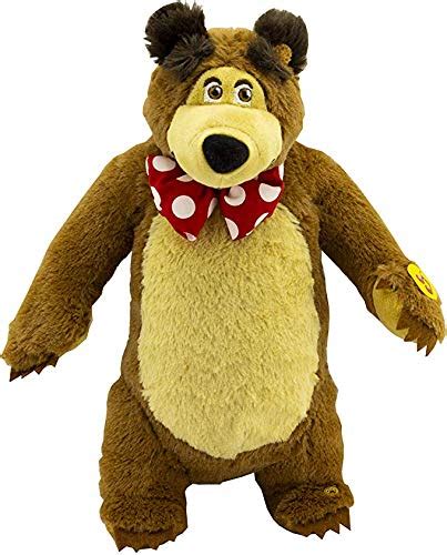 Buy Masha And The Bear Lovely Character From The Show Talking Funny Plush Soft Toy Teddy Bear