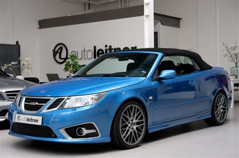 One Of One 2012 Saab 9 3 Cabriolet Sky Blue Edition Sold For 66500