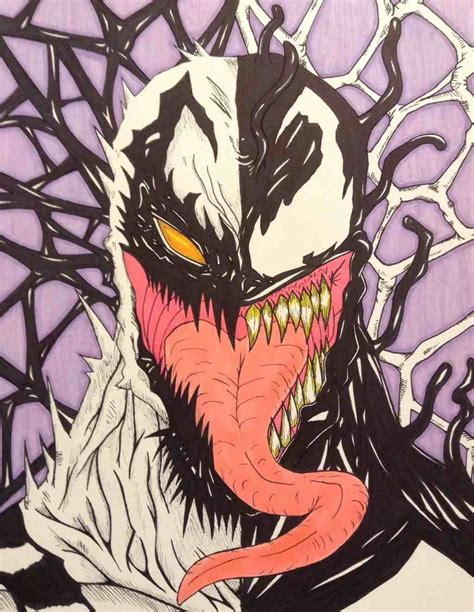 Half Anti Venom And Venom Banda Desenhada Hq Marvel Super Herói
