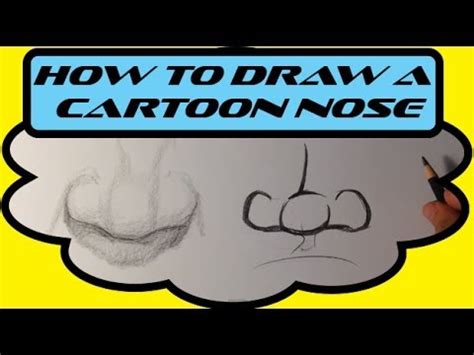 How do i draw a perfect nose?pics included.? How to Draw a Cartoon Nose - Easy Drawings - YouTube