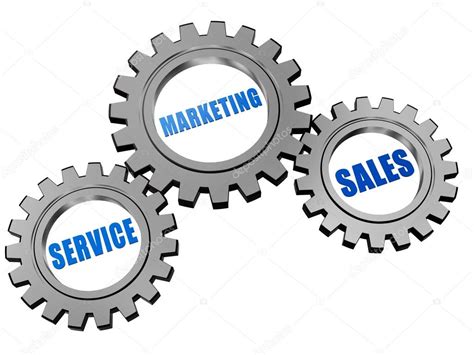 Afs financial advisors may receive compensation for selling bank products. Service, marketing, sales in silver grey gears — Stock ...