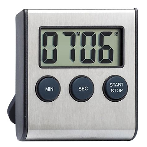 Digital Dual Kitchen Timer Channels Count Up Down Timer