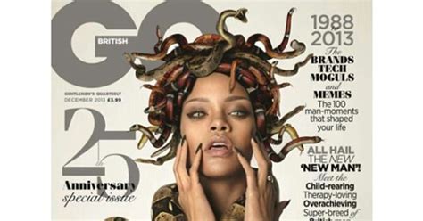 Rihanna Channels A Sexy Medusa For Gq E Online
