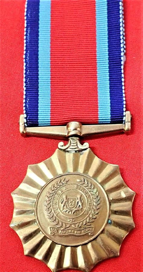 Singapore Army Navy Or Air Force Reserve Forces Service Medal Jb