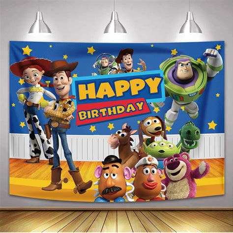 Buy Betta Toy Story Backdrop For Kids Boys Birthday Party Cake Table