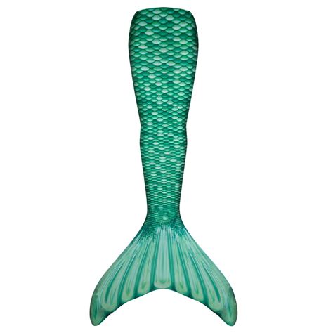 Fin Fun Mermaid Tail With Monofin For Swimming In Celtic Green Child