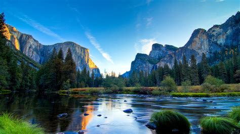 Yosemite National Park Relaxing Place Wallpaper Download 3840x2160