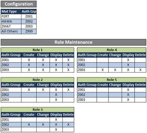 Authorization Matrix Template