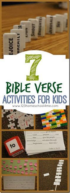 7 Bible Verse Activities For Kids These Are Such Fun Hands On