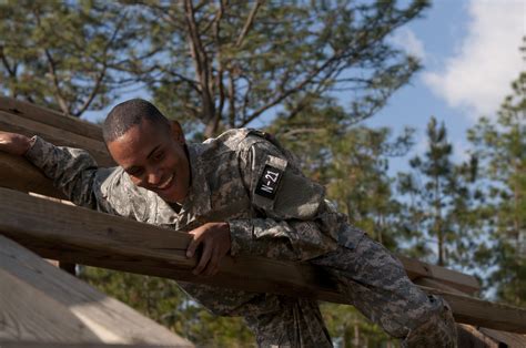 Soldiers Navigate Obstacles During Air Assault Obstacle Course Event