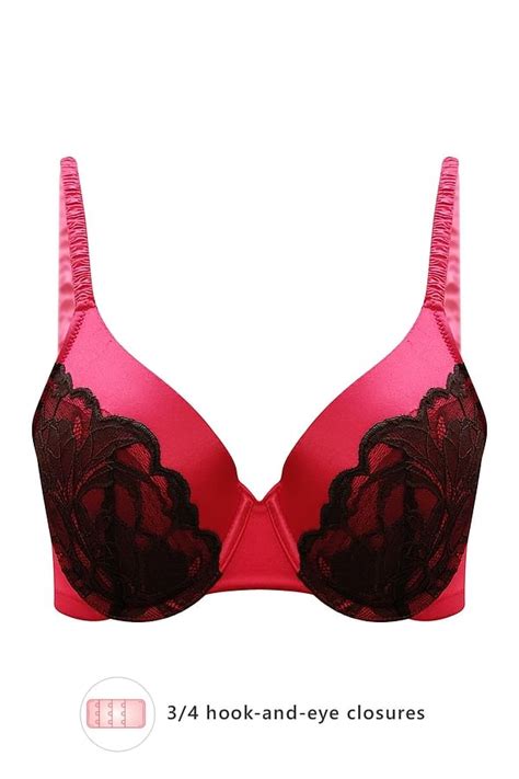 Buy Level 1 Push Up Underwired Demi Cup Bridal Bra In Red Lace Online India Best Prices Cod