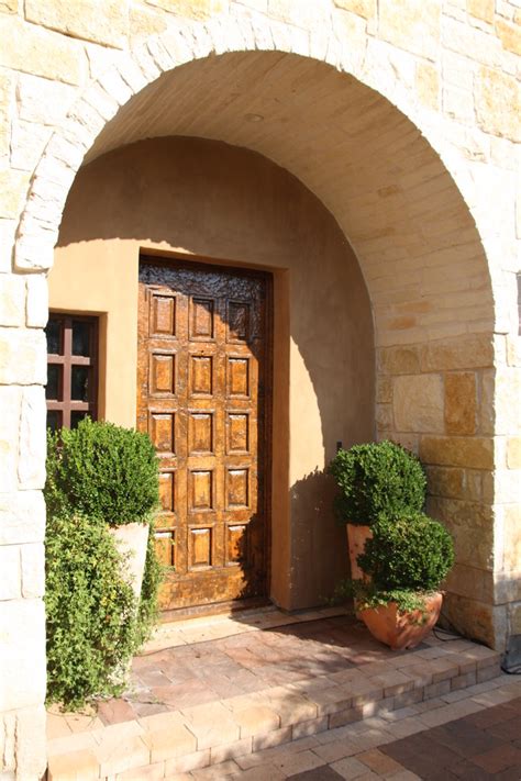 Great savings & free delivery / collection on many items. front entry porch - Mediterranean - Entry - Austin - by ...