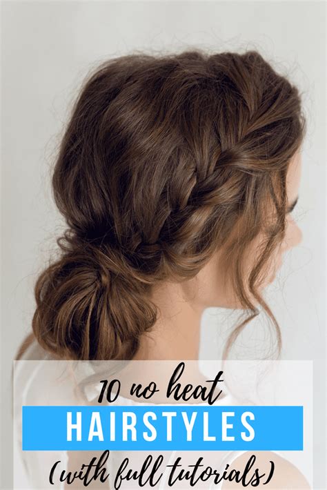 10 No Heat Hairstyles With Full Tutorials Mom Fabulous