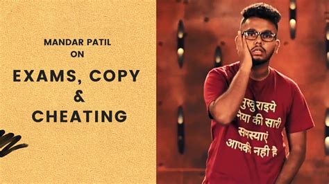exams copy and cheating standup comedy by mandar patil cafe marathi youtube