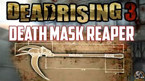 Dead Rising 3 Death Mask Reaper Blueprint Location Super Combo