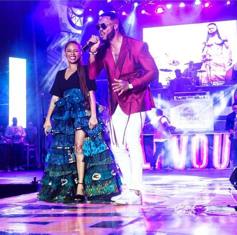 Flavour Toasts Chidinma On Stage As The Perform Their Love Song