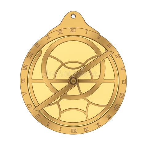 Astrolabio Del Metal Ilustración Del Vector Ilustración De Simple