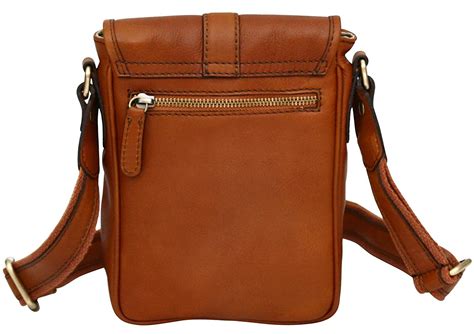 Genuine Leather Small Side Shoulder Bag Unisex Case Carry Ebay