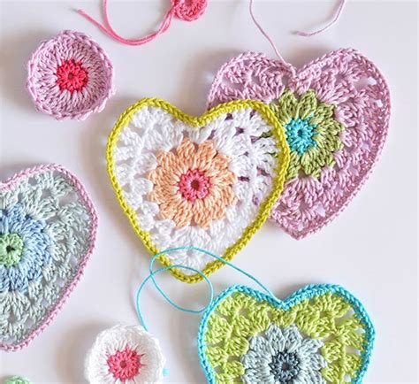 Granny Chic Heart Crochetobjet
