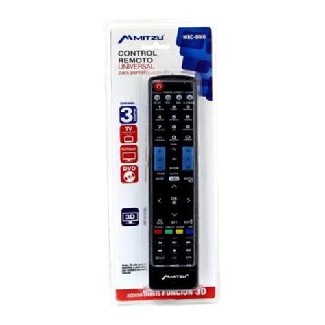 Control Remoto Universal Mitzu para Pantallas con 3D | Walmart