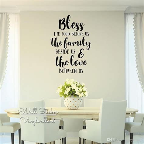 12 Most Creative Dining Room Wall Quotes Ideas For Bless The Food