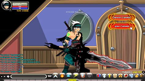 Aqworlds Dage The Evils Blade Master Armor Youtube