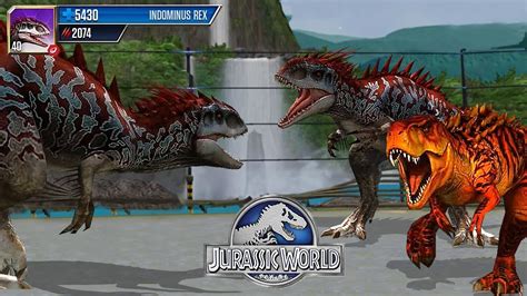 Indominus Rex Vs T Rex And Indominus Rex Jurassic Battle Jurassic