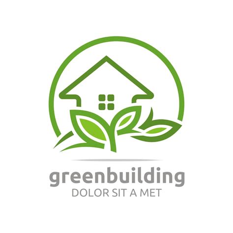 Premium Vector Green Building Logo Template