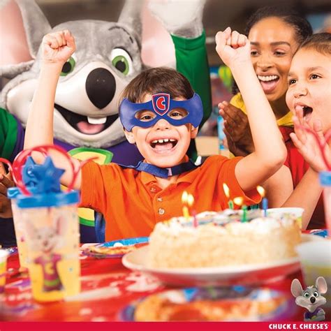 Chuck E Cheese Stress Free Birthday Party Packages