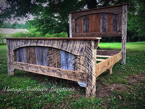 Reclaimed Barn Wood Bed By Vintage Southern Creations Rustic