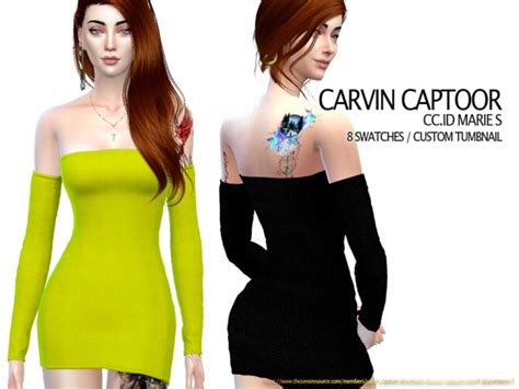 Id Marie S Dress By Carvin Captoor At Tsr Sims 4 Updates