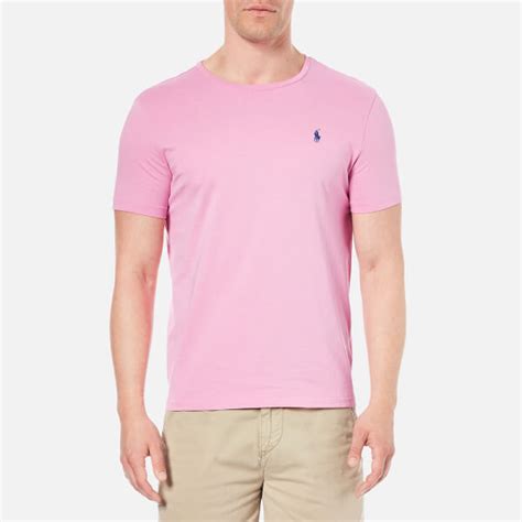 We're all looking for the polo logo on our signature lok. Polo Ralph Lauren Men's Crew Neck T-Shirt - Caribbean Pink ...