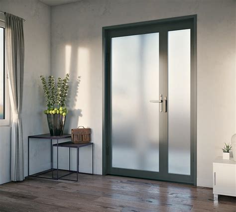 Frosted Glass Front Door Designs For Exterior Doors Plus