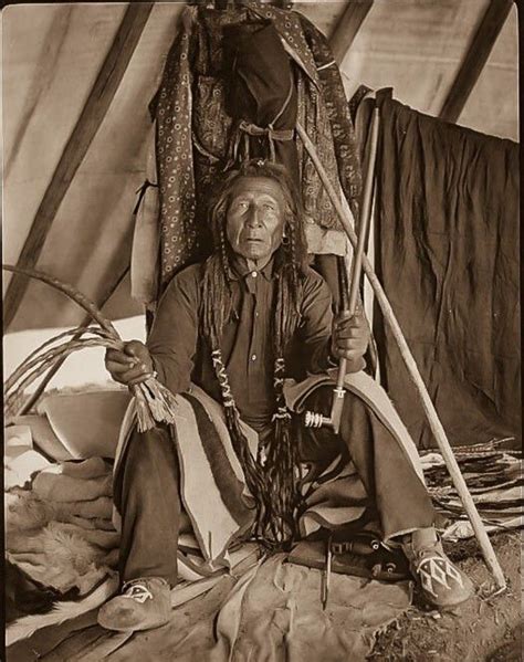 Chief Nosey Assiniboine 1906 Native American Warrior Native
