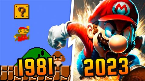 How Mario Became A Legendary Video Game Character Evolution Of Super