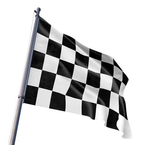 3x5 Ft Checkered Flag Black White Nascar Racing Race Car Speedway