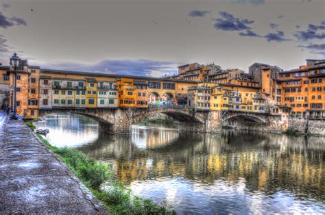 Architect and artist taddeo gaddi had the bridge built in 1345, after the river the medici family ruled florence with firm force, controlling the poor locals with their reign. SEAN TINER: Ponte Vecchio