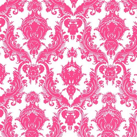 45 Pink And Silver Damask Wallpaper On Wallpapersafari