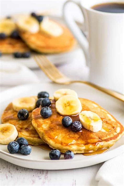 Easy Banana Pancakes For Two Baking Mischief