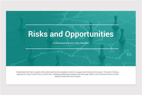 Risks And Opportunities Powerpoint Template Nulivo Market