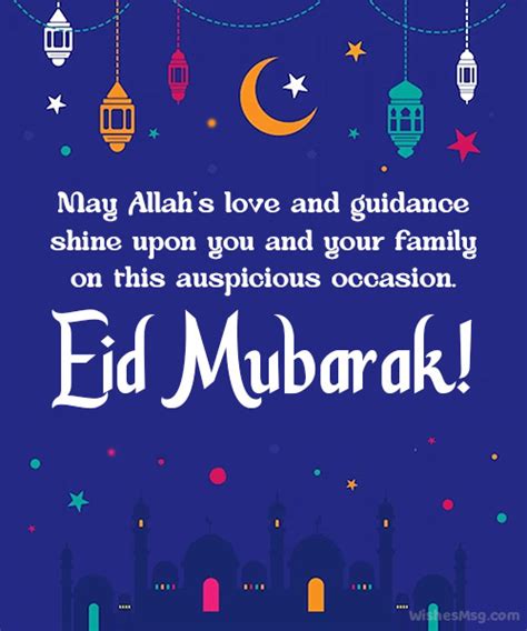 200 Eid Mubarak Wishes Messages And Greetings WishesMsg