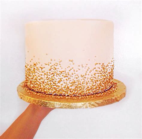 Rose Gold Cake Sprinkles Enedina Laporte