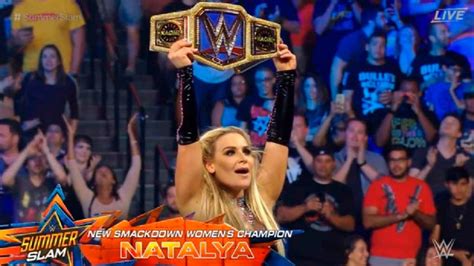 Wwe Summerslam Natalya Es La Nueva Campeona Smackdown