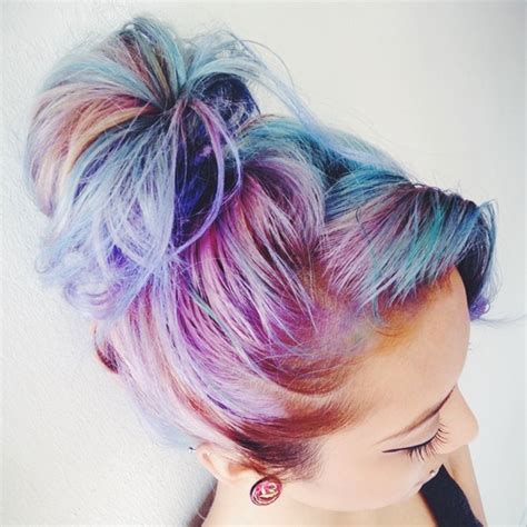 Blue hair hair colors cotton candy chain fashion fashion styles hair color moda. Warning: These 20 Purple Hairstyles Will Make You Want to ...